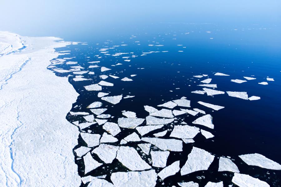 Сателитни снимки показват, че през юли морският лед в Антарктика е намалял рекордно