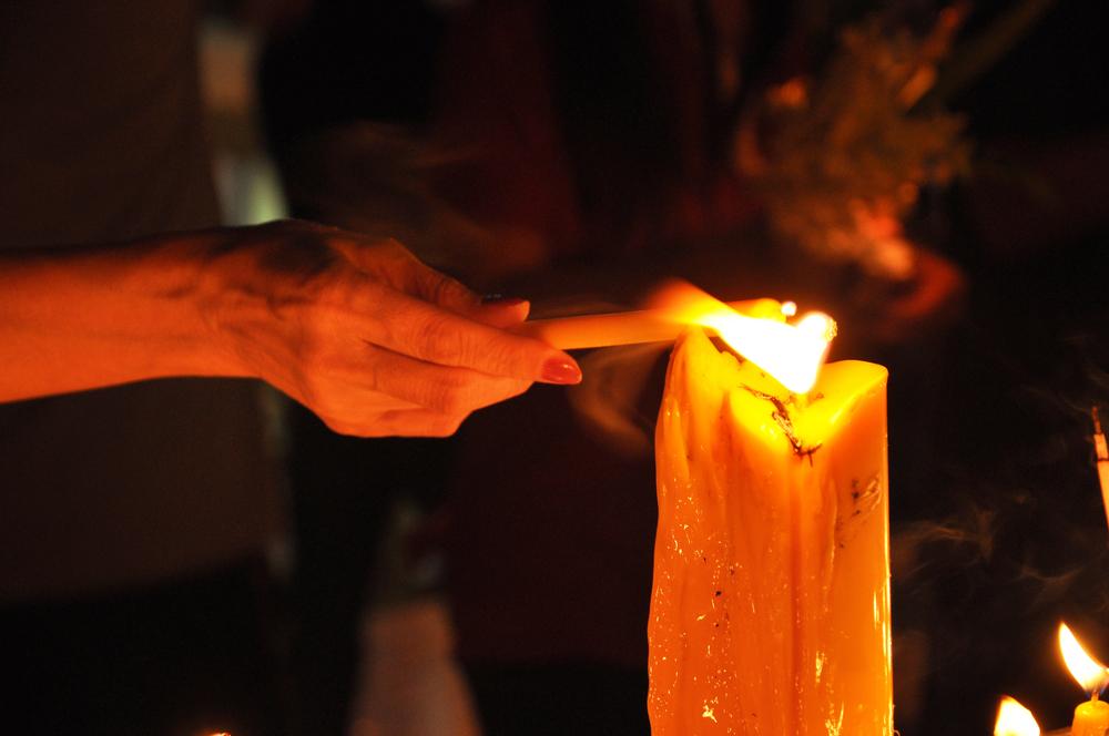 Виц: Голяма свещ