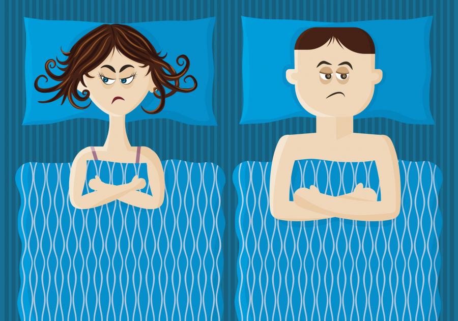 Проблемите със съня при двойките