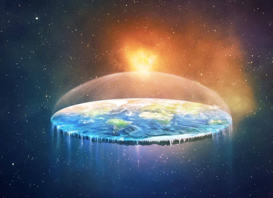 Плоскоземец обяснява защо никой не е паднал от ръба на Земята