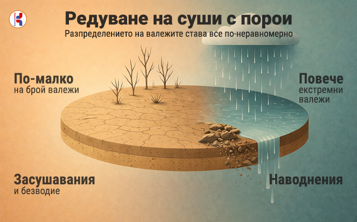 Защо България редува суши и наводнения?