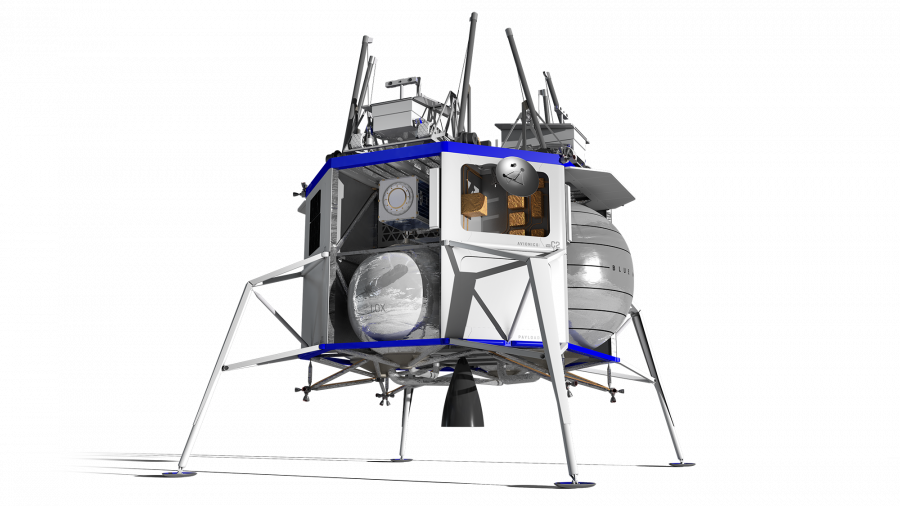 Джеф Безос показа Blue Moon - макет на лунен апарат