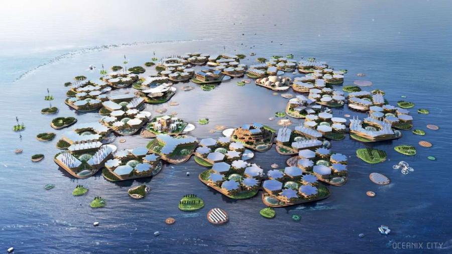 ООН представи проект за плаващ град, в който могат да живеят 10 хил. души