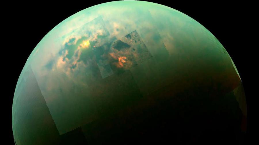 Това е първата глобална карта на Титан – един от спътниците на Сатурн