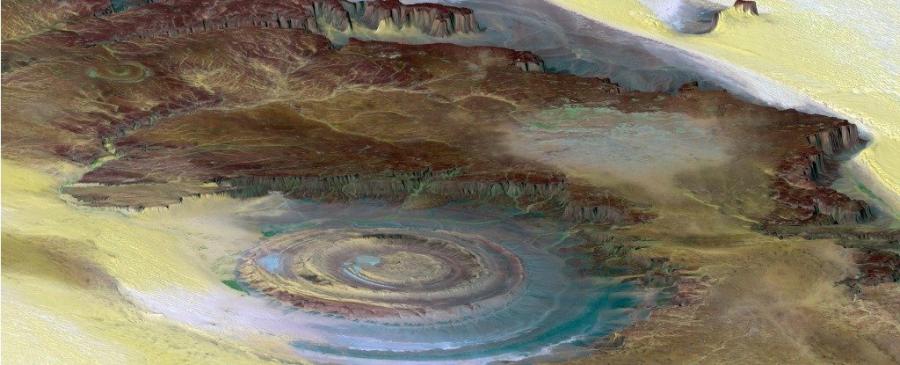 Учените още не знаят какъв е произходът на „Окото на Сахара“ 