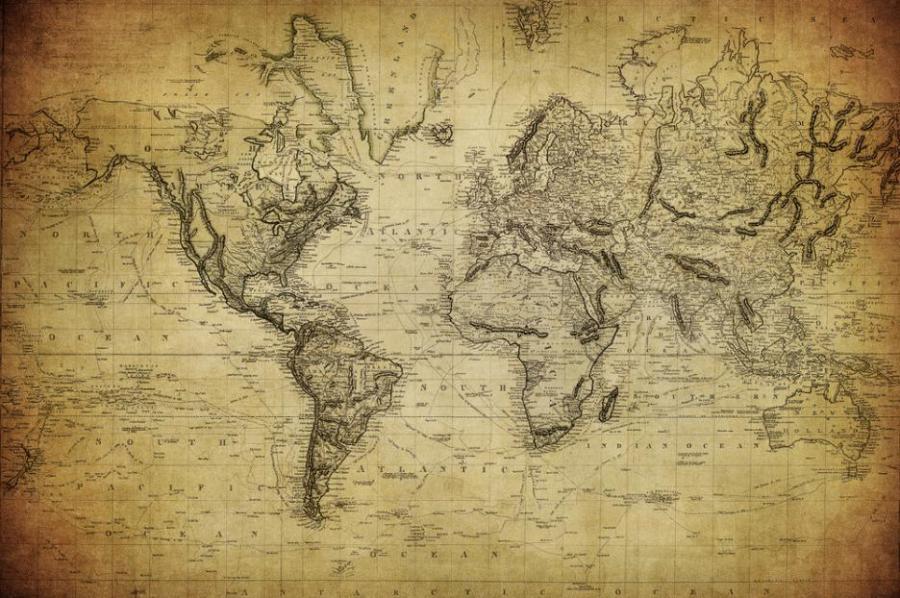 Заблудата на географските карти