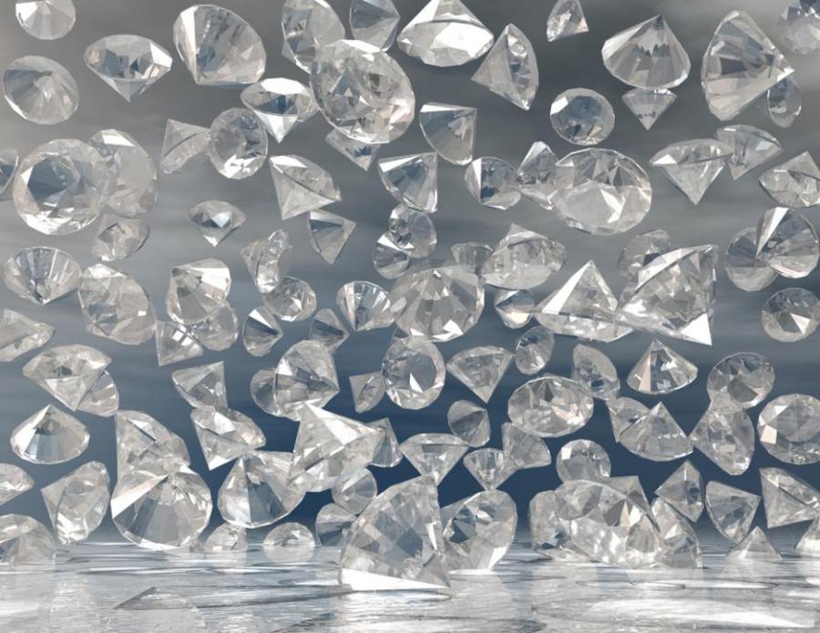 Откриха квадрилион тона диаманти под земята