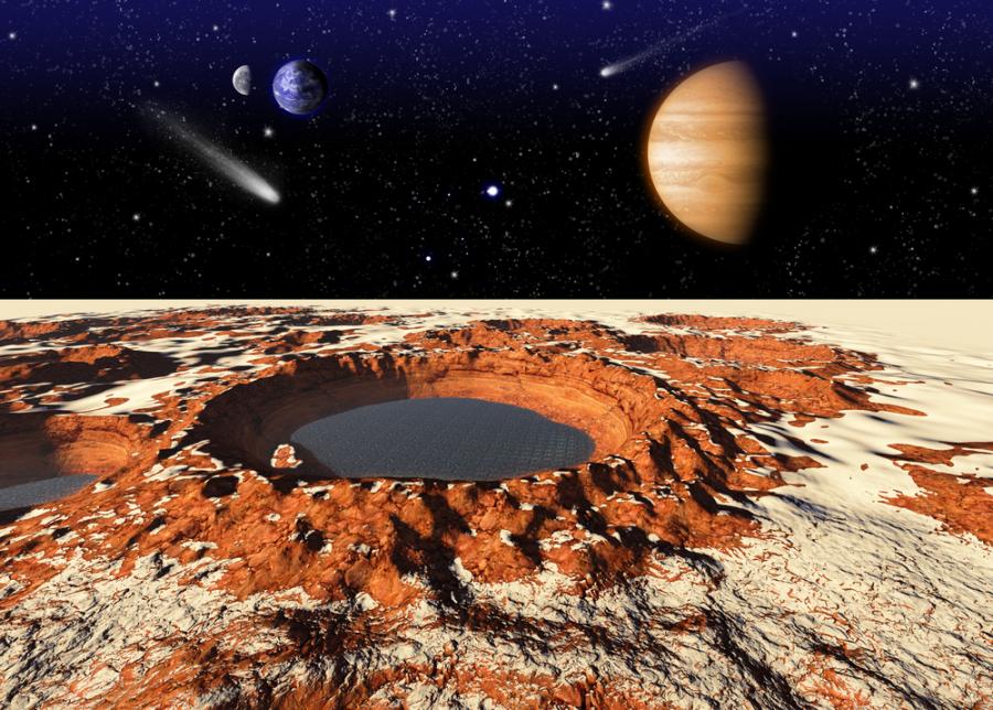 Марс е имал течна вода милиард години по-дълго, отколкото сме смятали, че е възможно