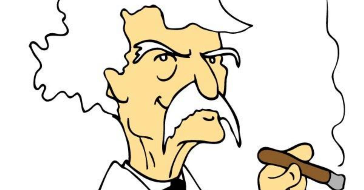 Виц: Марк Твен отива на парти