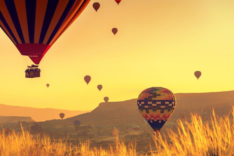 Спазвайте правилото на балона – освободете се от неща, за да можете да полетите