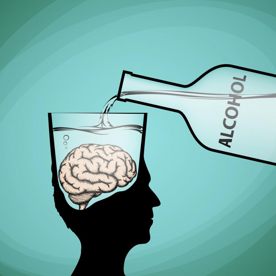 Алкохолът е свързан с мозъчни увреждания
