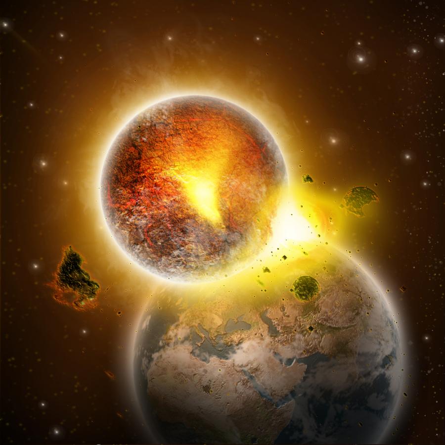 Животът на Земята може да се е появил след планетарна катастрофа преди 4.4 милиарда години