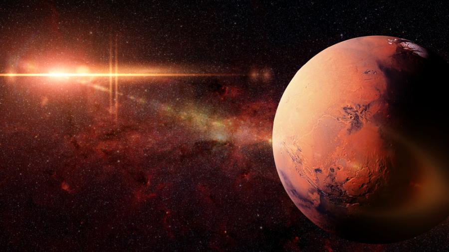 Този фантастичен сайт ви показва колко далече е Марс от Земята