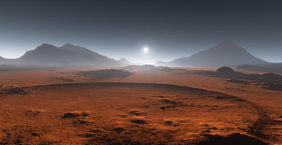 Слънчева буря удари Марс и предизвика невероятно сияние