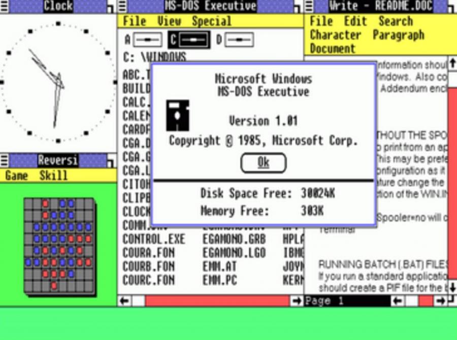 20 ноември 1985 г. – Първият Windows излиза на пазара