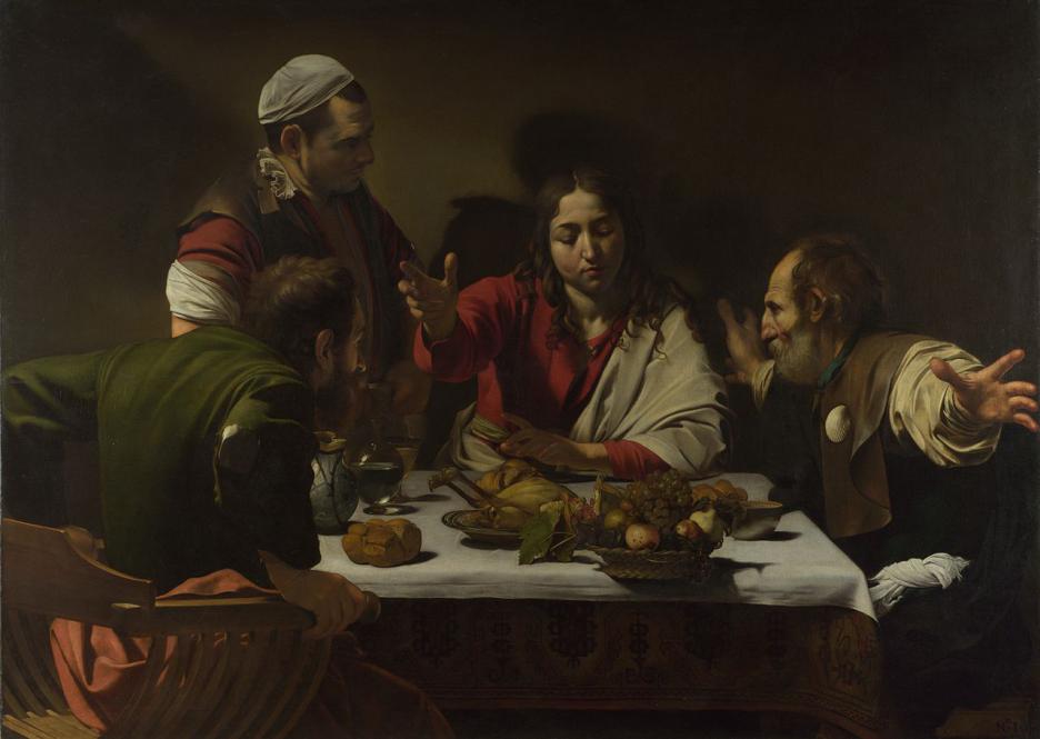 Вечеря в Емаус - Караваджо, 1601 г.