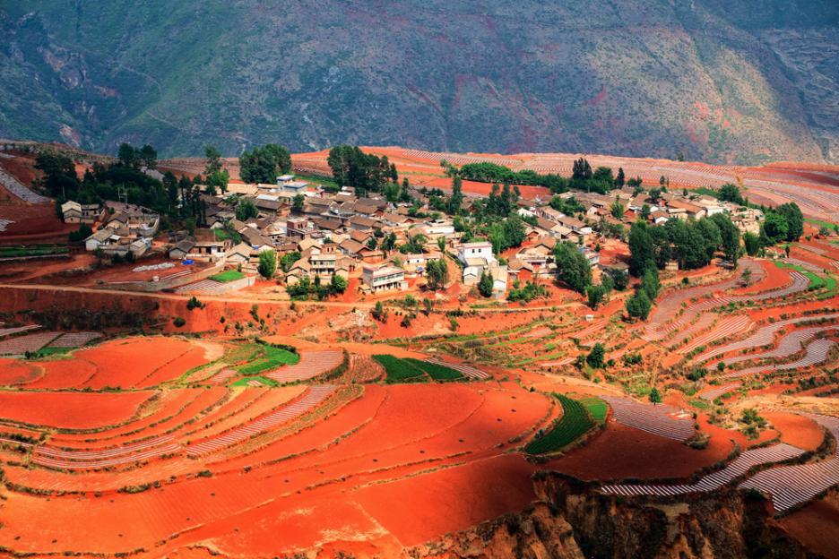 Червената земя на Донгчуан, Китай