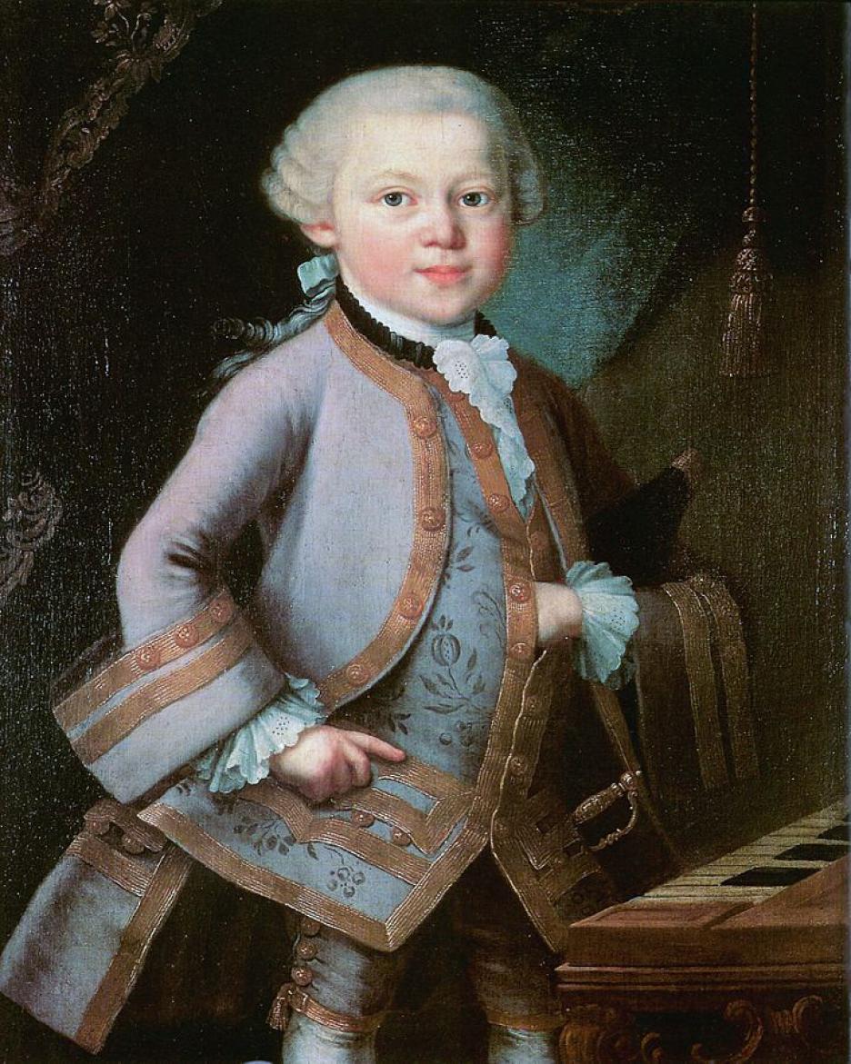 Моцарт на 6 години - Пиетро Антонио Лоренцони, 1763 г.