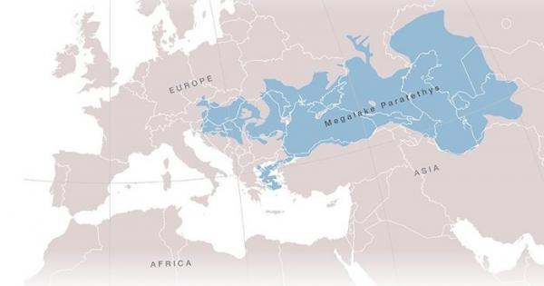 Преди около 10 млн години мегаезерото наречено морето Паратетис –