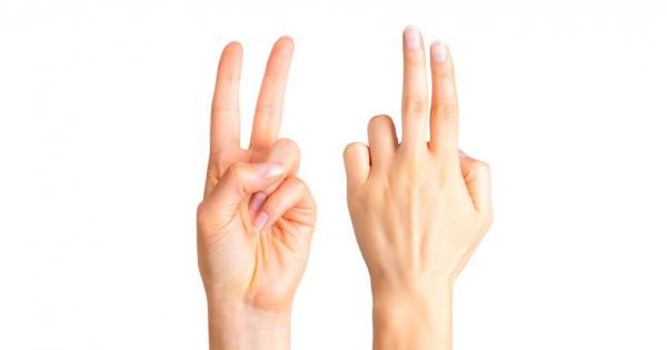 Разликата в дължината на показалеца и средния пръст показва дали