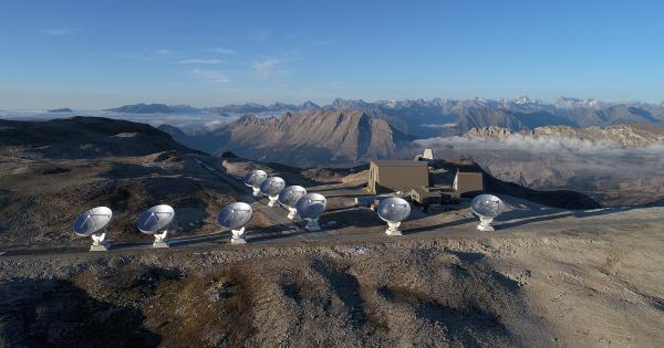 Със своите 12 купола най мощният милиметров радиотелескоп в северното полукълбо