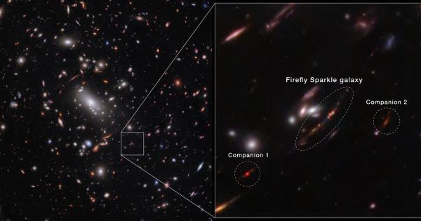 Космическият телескоп на НАСА Джеймс Уеб е забелязал млада галактика