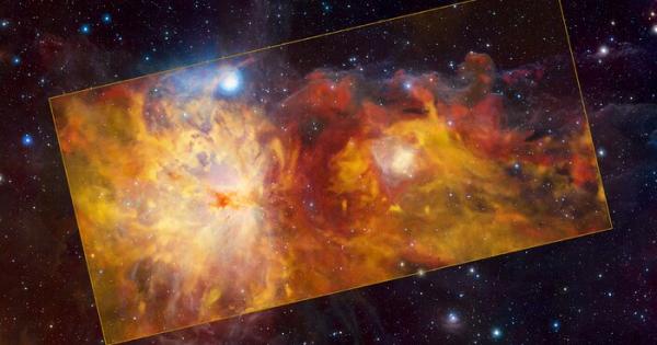 Нова снимка на мъглявината Пламък разкрива междузвезден облак в цялата