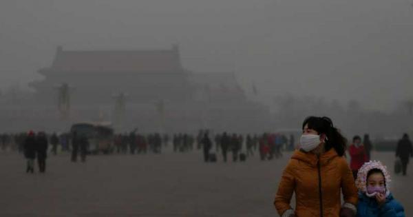 Промишленото замърсяване на въздуха над Китай рязко е намаляло благодарение