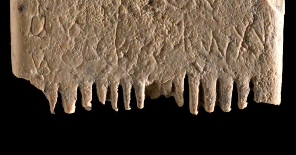 Смята се че наскоро открит надпис върху древен гребен от