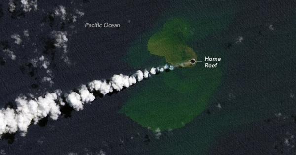 След близо 16 годишен покой подводният вулкан Хоум Рийф в централната