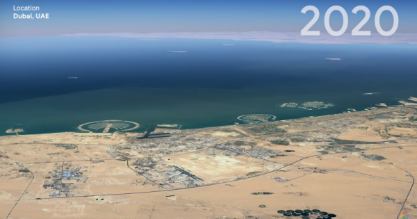Потребителите на Google Earth вече могат да видят поразителния ефект