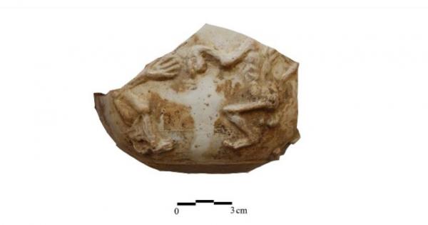 Танц на скелети е изобразен върху фрагмент от непубликувана досега