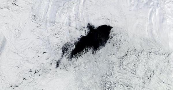 През 1973 а в морския лед край антарктическото крайбрежие – на