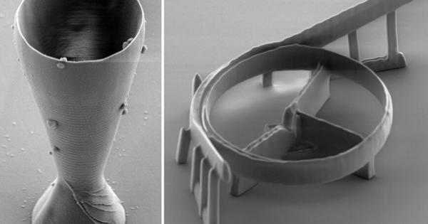 Изследователи използваха 3D принтер за да отпечатат най малката чаша