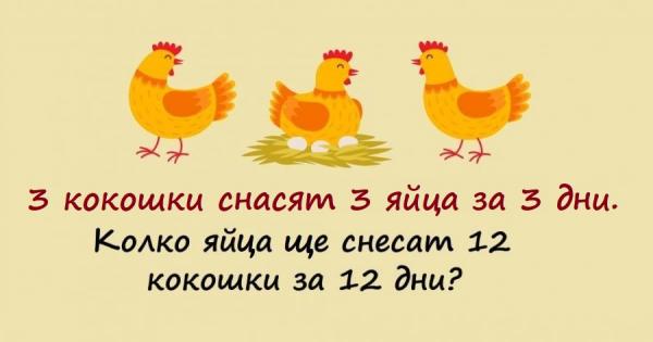 Загадките и логическите задачи са най полезната гимнастика за ума Да