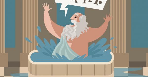 Когато се сетите за Архимед и израза Еврика!, вероятно си