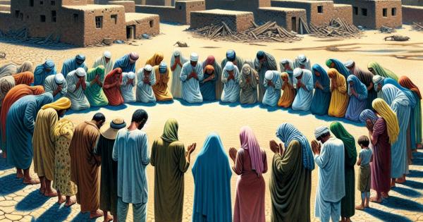 Било страшна суша Жителите на едно селце се обърнали към