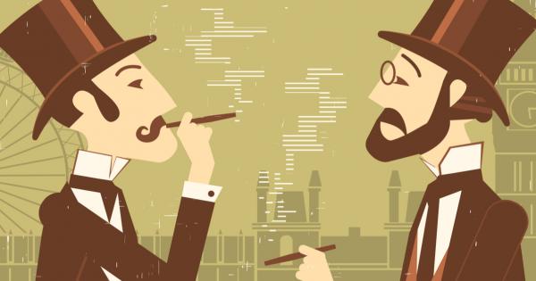 Двама англичани се запознават на прием Майлс индустриалец кокс и