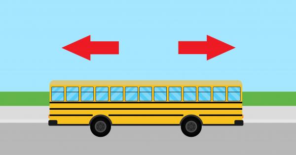Вероятно знаете тази загадка В коя посока се движи автобусът