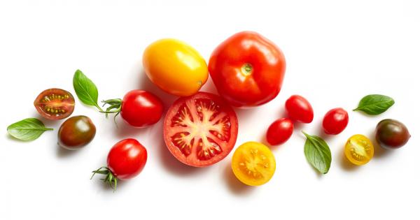 Доматите обикновено се асоциират с ликопен пигмент който придава