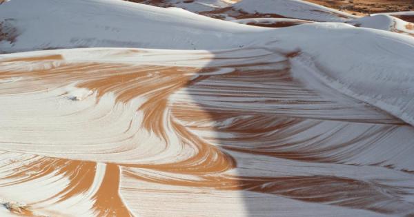 Снеговалеж в гореща пустиня – звучи невъзможно но през последните