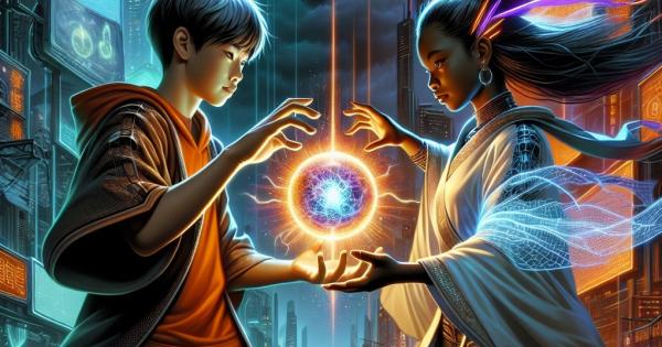 В пролуката между каменните фасади на две къщи Калида и