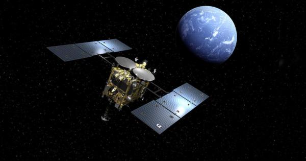 Космическият апарат Хаябуса 2 който Япония изстреля през 2014 г