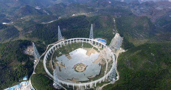 Небесно око – гигантският китайски телескоп чиято антена е с