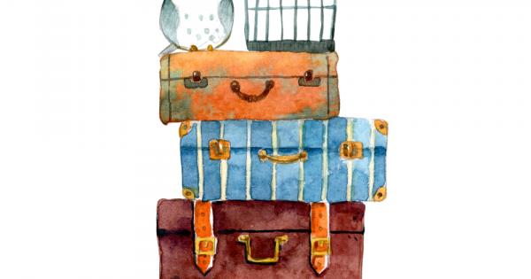 До помъкнем много багаж когато тръгваме на път си е