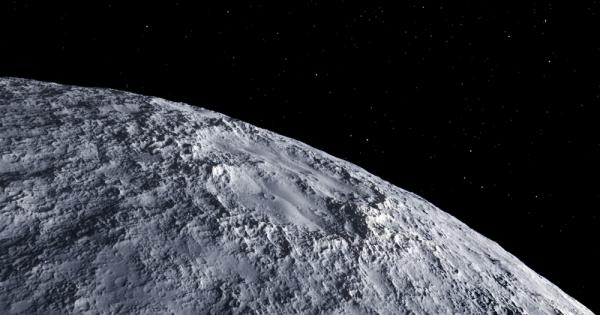 Лунна скала, донесена на Земята през 1971 година, представлява своеобразна