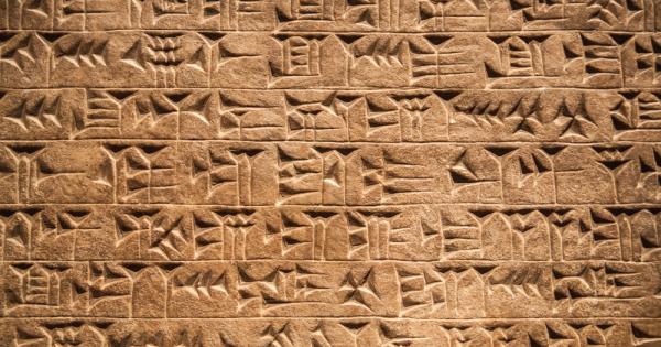 Вавилонската таблица от глина която е датирана на възраст от