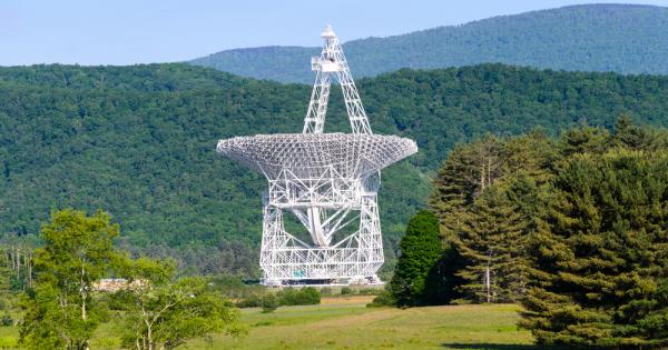 Понякога наричат Грийн банк щата Западна Вирджиния най тихото място в