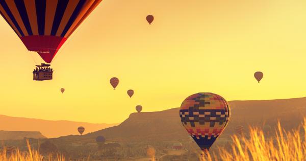 Представете си че сте в балон с горещ въздух Само