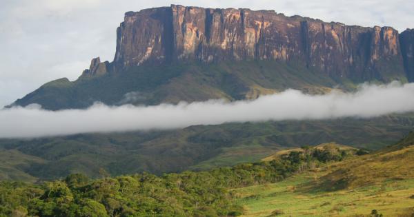 Планината Рорайма намираща се на границата между Венецуела Бразилия и